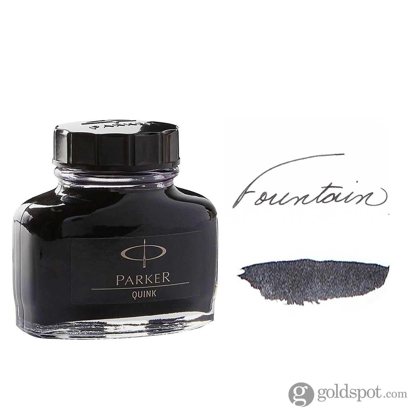 Parker Quink Bottled Ink in Permanent Black - 2oz Bottled Ink