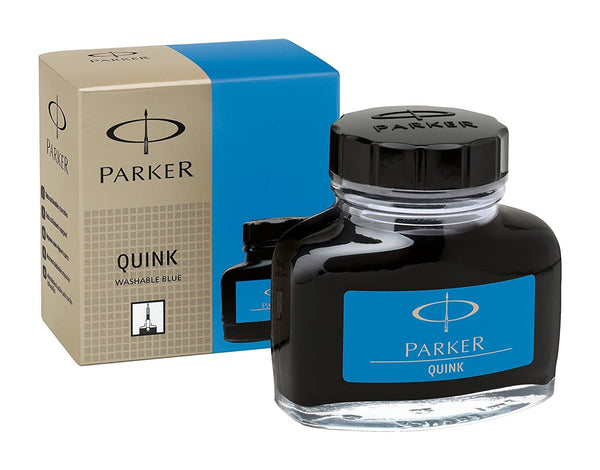 Parker Quink Bottled Ink in Washable Blue - 2oz Bottled Ink