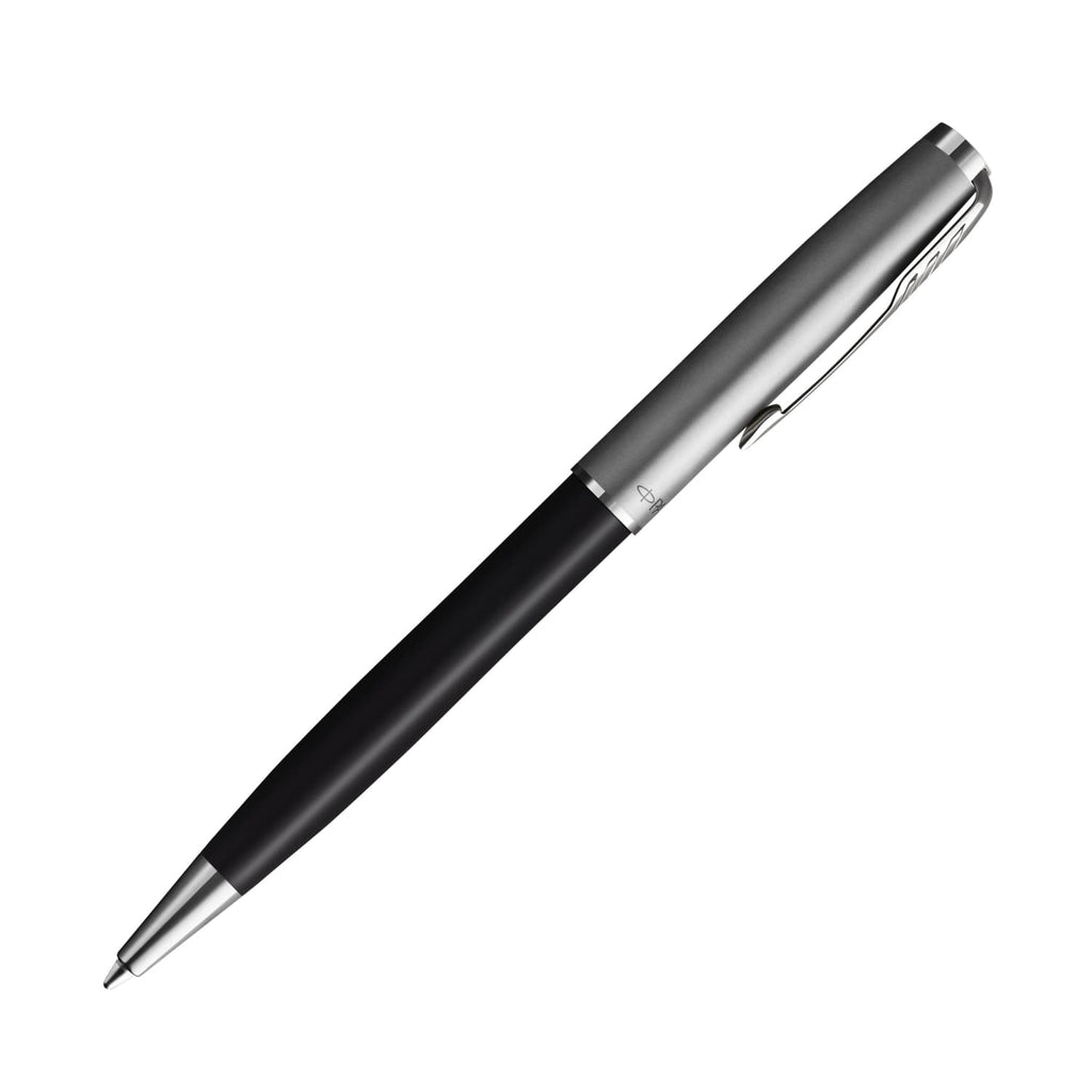 Parker Sonnet Ballpoint Pen in Metal and Black Lacquer with Palladium Trim Ballpoint Pen