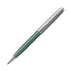 Parker Sonnet Ballpoint Pen in Metal and Green Lacquer with Palladium Trim Ballpoint Pen