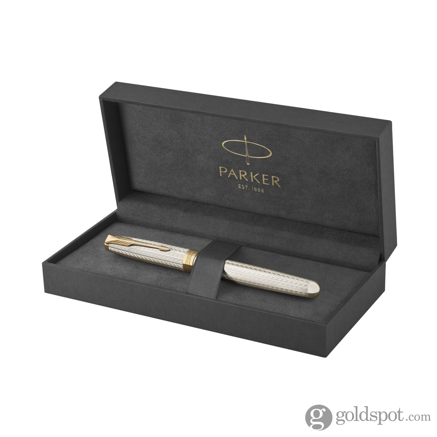 Parker Sonnet Deluxe Fountain Pen in Silver Mistral Fountain Pen