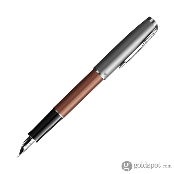 Parker Sonnet Fountain Pen in Metal and Orange Lacquer with Palladium Trim Fountain Pen