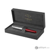 Parker Sonnet Fountain Pen in Metal and Red Lacquer with Palladium Trim Fountain Pen