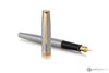 Parker Sonnet Fountain Pen in Stainless Steel With Gold Trim - Medium Point Misc