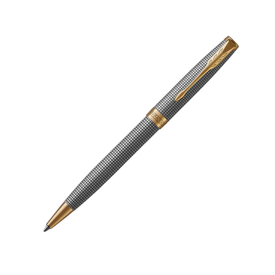 Parker Sonnet Prestige Ballpoint Pen in Silver with Ciselé Pattern