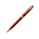 Parker Sonnet Retractable Ballpoint Pen in Lacquered Red with Gold Trim Ballpoint Pen