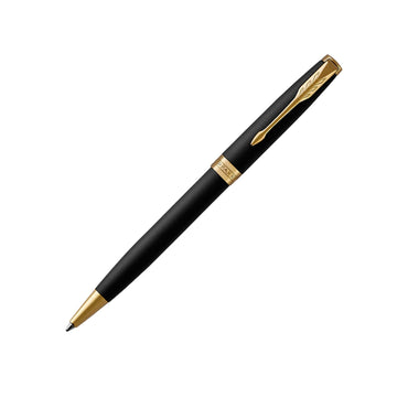 Parker Sonnet Retractable Ballpoint Pen in Matte Lacquered Black with ...