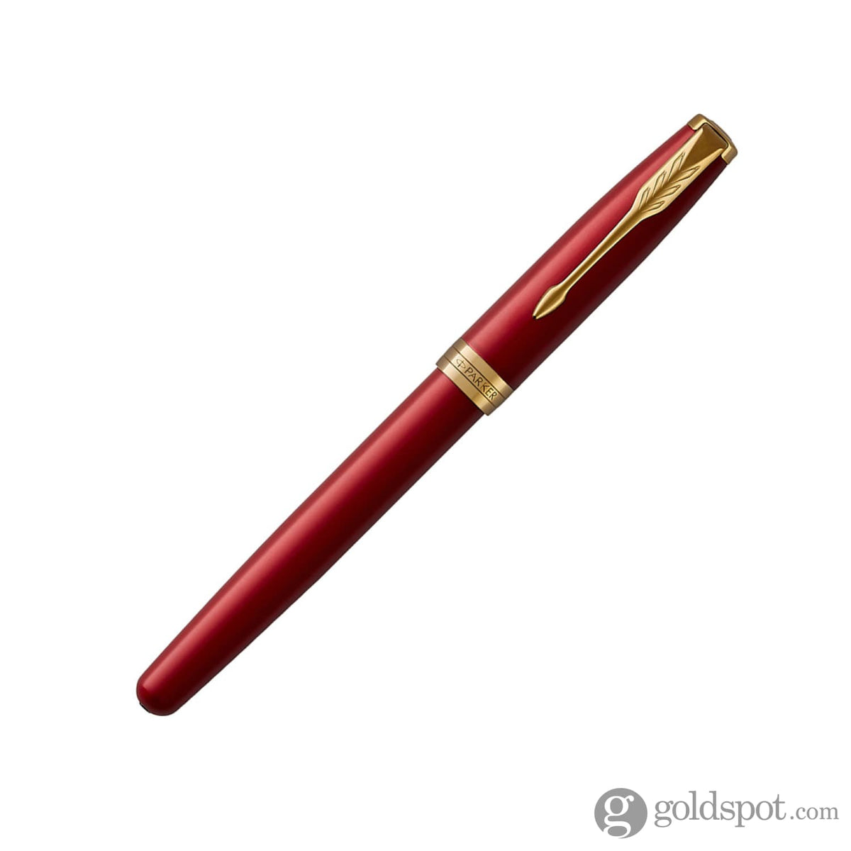 Parker Sonnet Rollerball Pen in Lacquered Red with Gold Trim - Goldspot ...