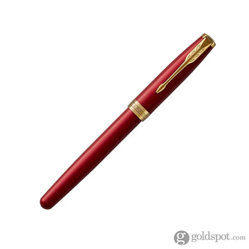 Parker Sonnet Rollerball Pen in Lacquered Red with Gold Trim - Goldspot ...