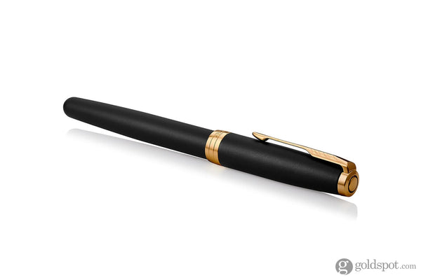 Parker Sonnet Rollerball Pen in Matte Lacquered Black with Gold Trim Misc