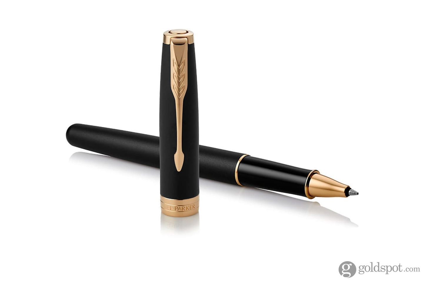 Parker Sonnet Rollerball Pen in Matte Lacquered Black with Gold Trim Misc