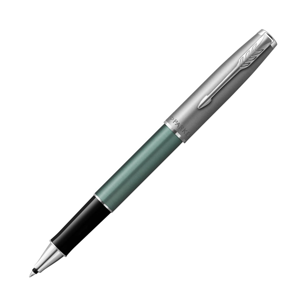 Parker Sonnet Rollerball Pen in Metal and Green Lacquer with Palladium Trim Rollerball Pen