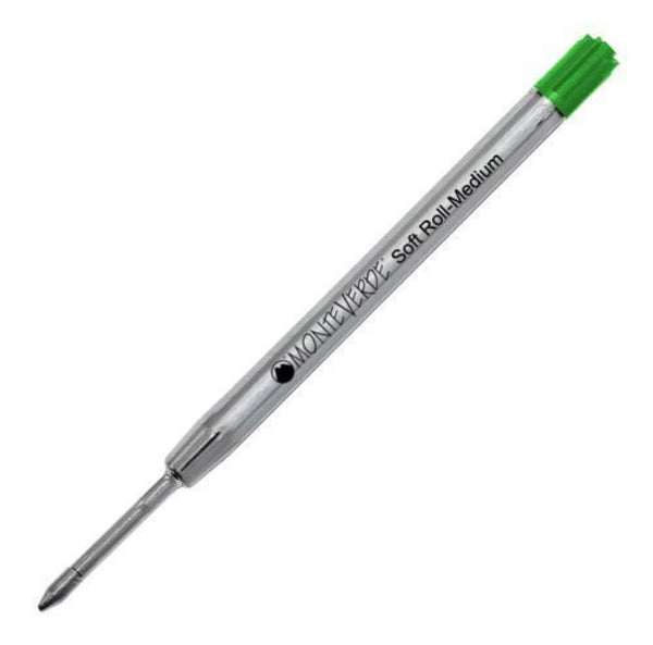 Parker Style Soft Roll Ballpoint Pen Refill in Green by Monteverde - Medium Point Ballpoint Pen Refill