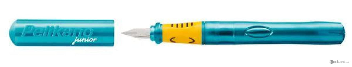 Pelikan Pelikano JR. Left Handed Fountain Pen in Turquoise - Medium Point Fountain Pen