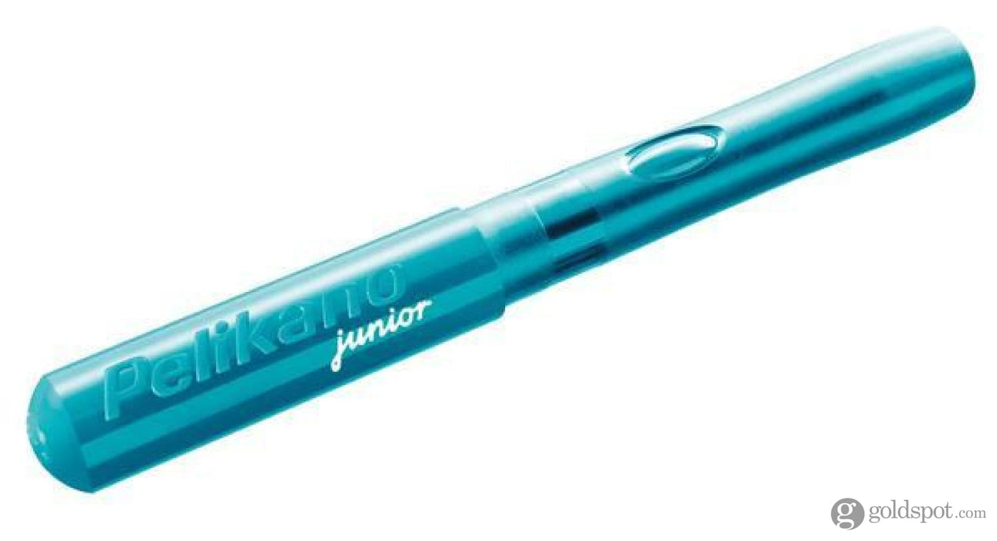 Pelikan Pelikano JR. Left Handed Fountain Pen in Turquoise - Medium Point Fountain Pen