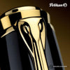 Pelikan Souveran K600 Ballpoint Pen in Black with Gold Trim Misc