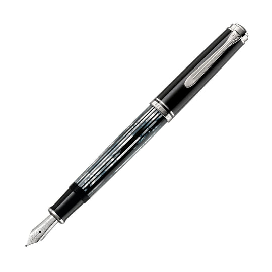 Pelikan Souveran M605 Fountain Pen in Tortoiseshell Black