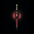 Pelikan Souveran M800 Fountain Pen in Black & Red with Gold Trim - 18K Gold Fountain Pen
