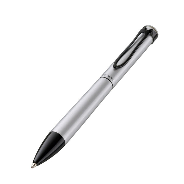 Pelikan Stola III K16 Ballpoint Pen in Matte Silver with Black Trim Ballpoint Pen