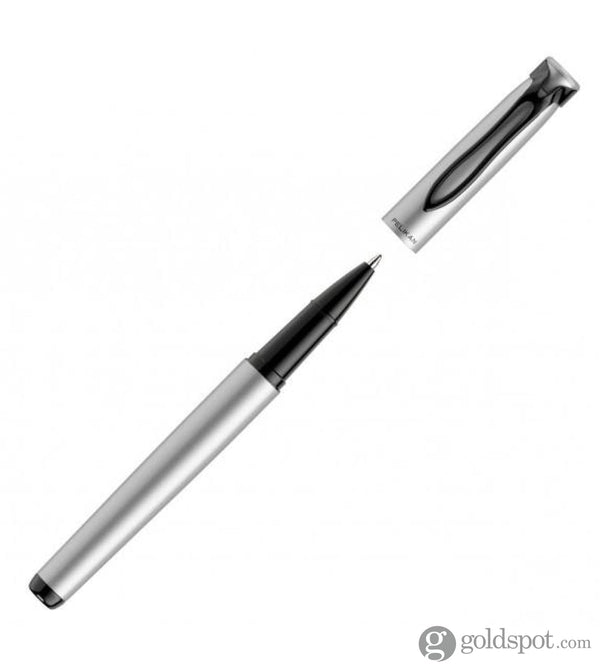 Pelikan Stola III R16 Rollerball Pen in Silver with Black Trim Rollerball Pen