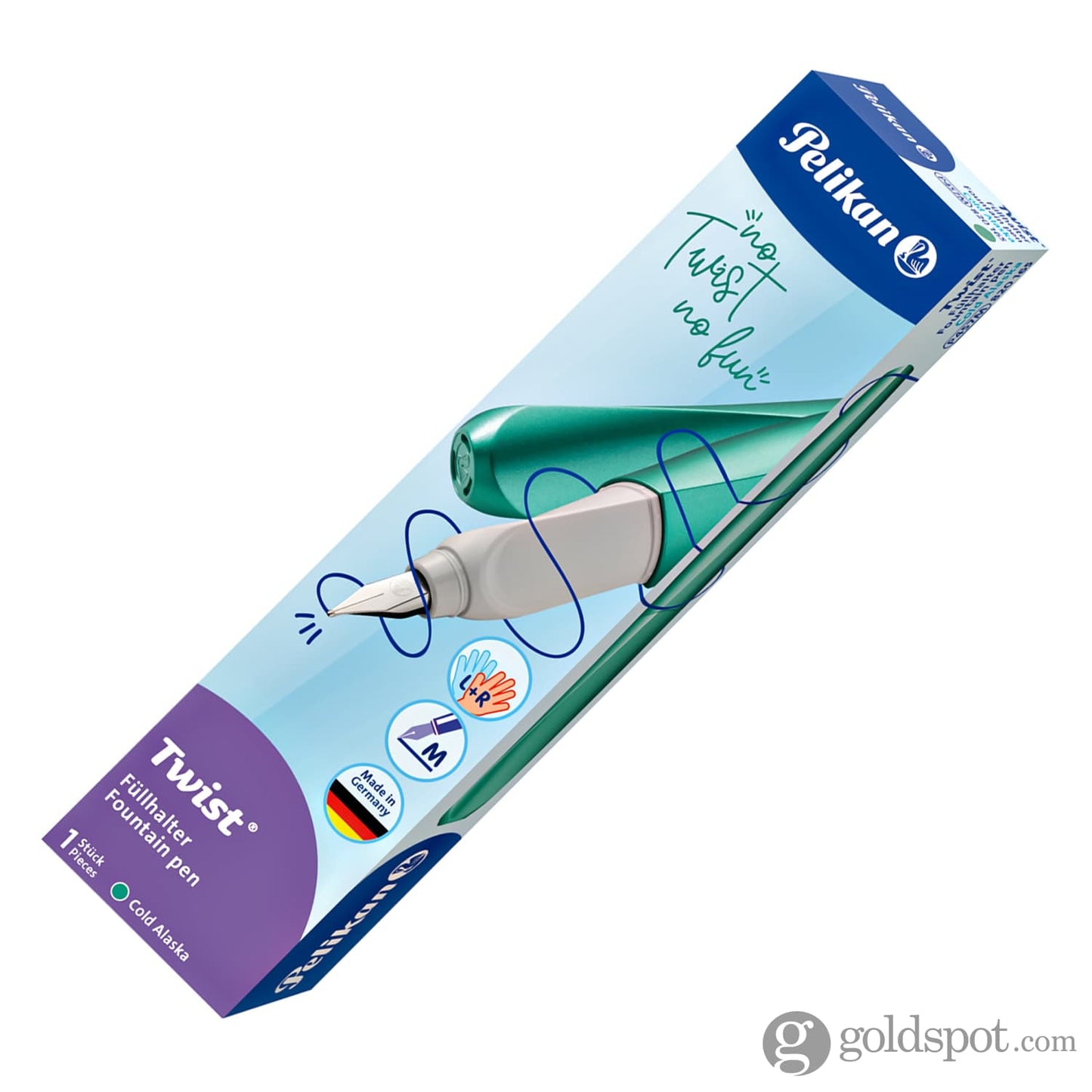 Pelikan Twist Fountain Pen in Cold Alaska - Medium Point Fountain Pen