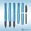 Pelikan Twist Fountain Pen in Frosted Blue - Medium Point Fountain Pen