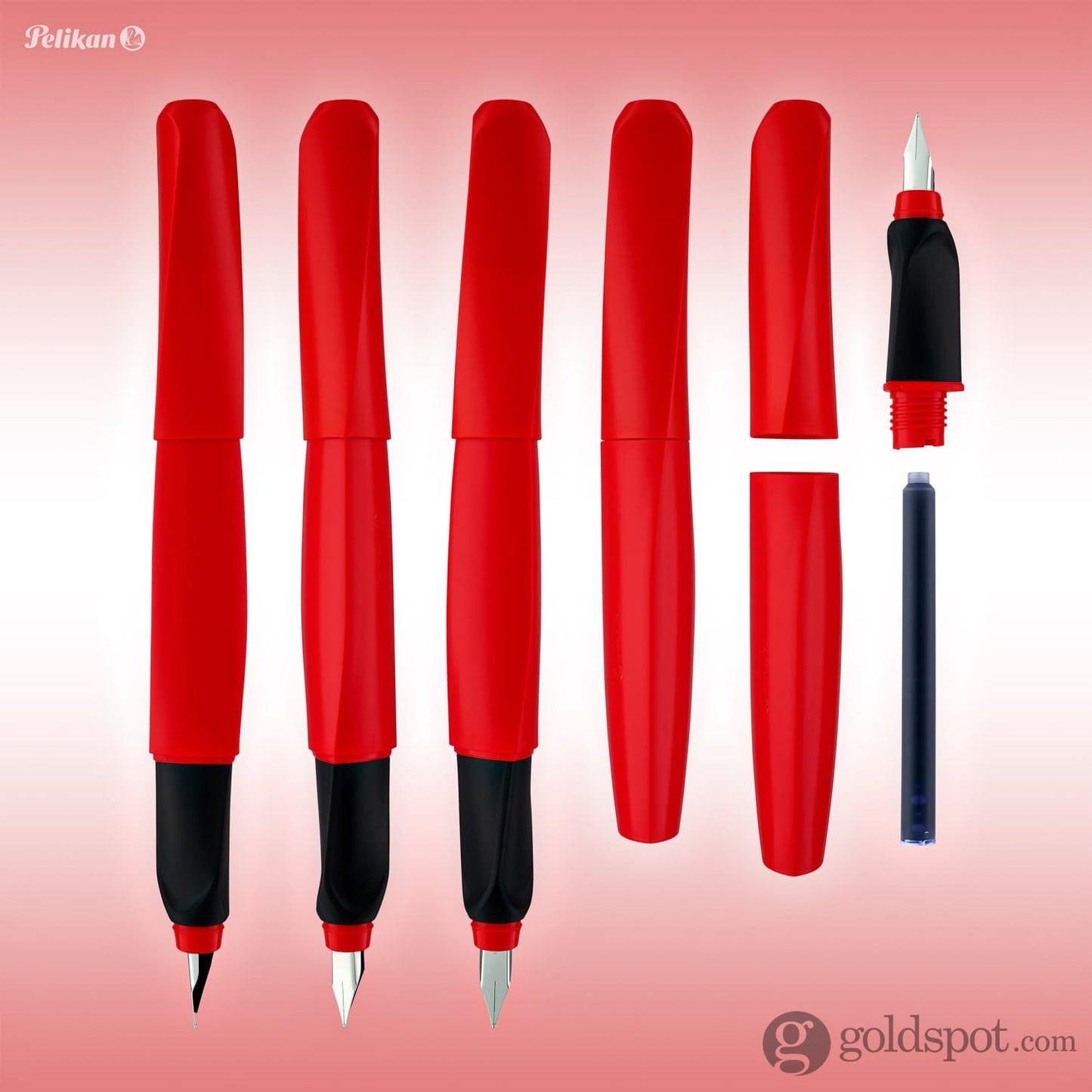 Pelikan Twist Fountain Pen in Fury Red Fountain Pen