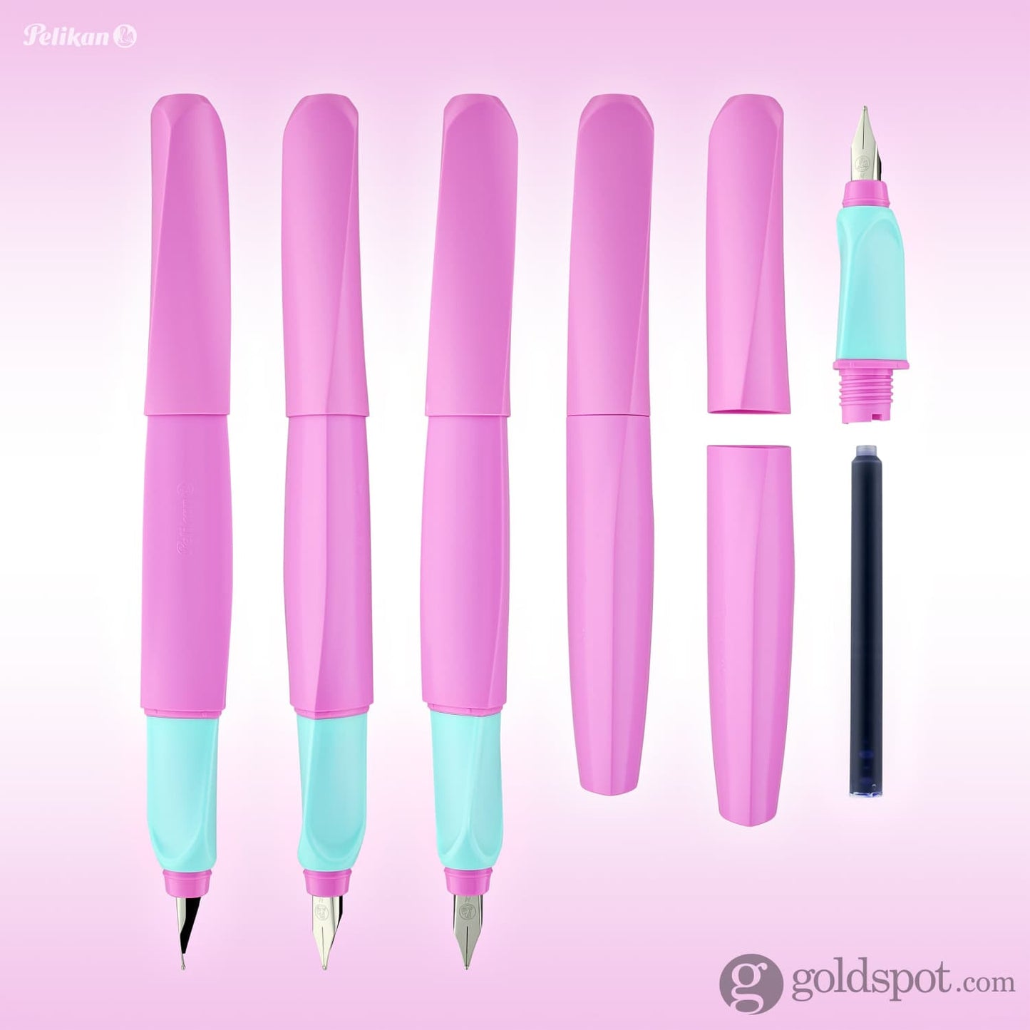 Pelikan Twist Fountain Pen in Sweet Lilac - Medium Point Fountain Pen