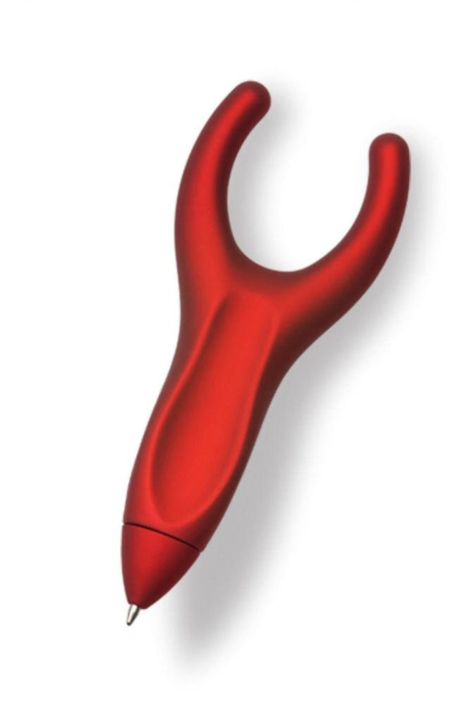 PenAgain Ergonomic Ergo Soft Ballpoint Pen in Red Ballpoint Pen