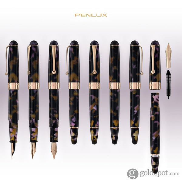Penlux Masterpiece Delgado Fountain Pen in Euploea Fountain Pen