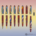 Penlux Masterpiece Delgado Fountain Pen in Macaw Fountain Pen