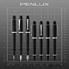Penlux Masterpiece Grande Fountain Pen in Black Fountain Pen