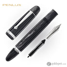 Penlux Masterpiece Grande Fountain Pen in Black Wave Fountain Pen