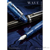 Penlux Masterpiece Grande Fountain Pen in Black Wave Fountain Pen