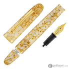 Penlux Masterpiece Grande Fountain Pen in Golden Crystal Fountain Pen