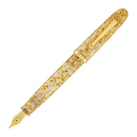 Penlux Masterpiece Grande Fountain Pen in Golden Crystal