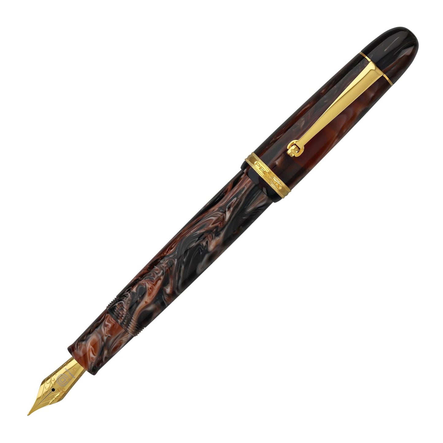Penlux Masterpiece Grande Fountain Pen in Marble Wave Fountain Pen