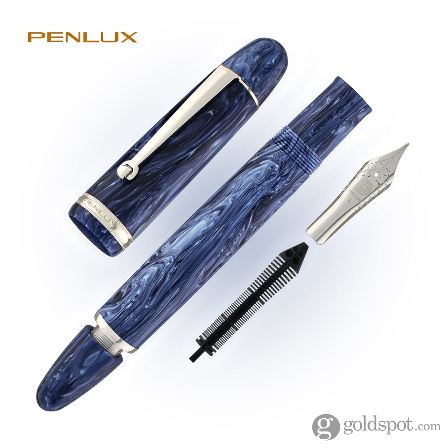 Penlux Masterpiece Grande Fountain Pen in Wave Fountain Pen