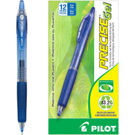 Pilot BeGreen Precise Gel Rollerball Pen in Blue - Fine Point - Single Pen