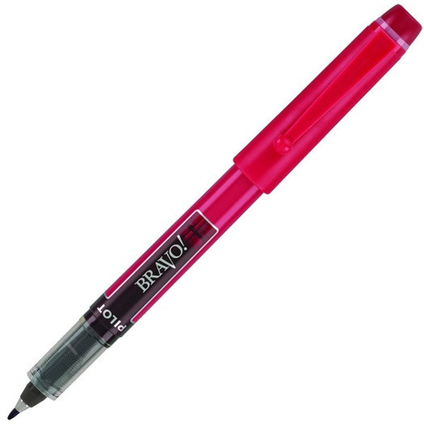Pilot Bravo Liquid Ink Marker Pen in Red - Bold Point Marker