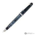 Pilot Custom 74 Fountain Pen in Blue Stone with Silver Trim - 14kt Gold Fountain Pen
