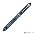 Pilot Custom 74 Fountain Pen in Blue Stone with Silver Trim - 14kt Gold Fountain Pen