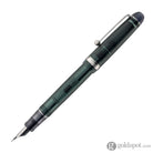 Pilot Custom 74 Fountain Pen in Forest Green with Silver Trim - 14kt Gold Nib Fountain Pen