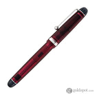 Pilot Custom 74 Fountain Pen in Merlot with Silver Trim - 14K Gold Fountain Pen
