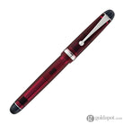 Pilot Custom 74 Fountain Pen in Merlot with Silver Trim - 14K Gold Fountain Pen