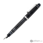 Pilot Custom 74 Fountain Pen in Smokey Black with Silver Trim - 14K Gold Fountain Pen