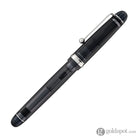 Pilot Custom 74 Fountain Pen in Smokey Black with Silver Trim - 14K Gold Fountain Pen