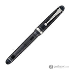 Pilot Custom 74 Fountain Pen in Smokey Black with Silver Trim - 14K Gold Fountain Pen