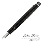 Pilot Custom 912 Fountain Pen in Black/Rhodium - 14K Gold Extra Fine Fountain Pen