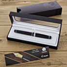 Pilot Custom 912 Fountain Pen in Black/Rhodium - 14K Gold Fountain Pen